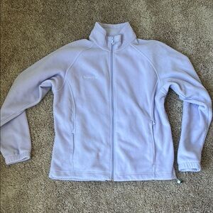 Lavender Full-Zip Fleece Jacket